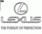 Logo Lexus, japoński luksusowy samochód marki