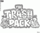 Oryginalne logo The Trash Pack w języku angielskim