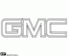 Logo GMC, samochodowe firmy General Motors Company, USA