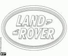 Logo Land Rover, brytyjska marka samochodów 4 x 4