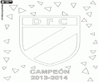 Danubio FC, mistrz pierwszej ligi piłki nożnej w Urugwaju w roku 2013-2014