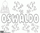 Oswaldo, imię pochodzenia germańskiego. Wariant OSVALDA, Osvaldo i Oswald