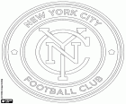 Logo New York City FC, zespół piłkarski MLS w Nowym Jorku