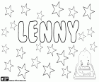 Lenny, nazwa pochodzenia angielskiego. Wariant Lennie. Lenny, zdrobnienie Leonard