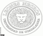 Emblemat Club Leones Negros de la Universidad de Guadalajara, klub meksykański klub piłkarski z siedzibą w obszarze metropolitalnym Guadalajara. Lepiej znany jako Leones Negros lub Universidad de Guadalajara
