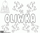 Oliwka, imię dla dziewczynki, zdrobnienie Oliwia