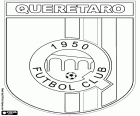 Odznaka Queretaro FC, meksykański klub znany jako biały koguty Queretaro, Gallos Blancos de Querétaro