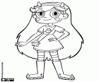 Star Butterfly jest księżniczką magicznego wymiaru Mewni, który jest wysyłany do planety ziemi jako student walutowych