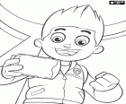 Dziecko Ryder jest przywódca Paw Patrol. Który ostrzega i koordynuje psy w sytuacjach kryzysowych