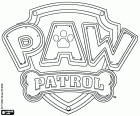Logo oryginalny w języku angielskim o animacji serie Paw Patrol, Psi Patrol