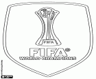 Emblemat na koszulkach zwycięzca, klub lub drużyny narodowej. Godło dla mistrza świata aż do następnej edycji Mistrzostw Świata FIFA. FIFA World Champions. FIFA World Champions
