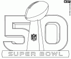 Logo Super Bowl wydanie 50. To jest Super Bowl 2016, która będzie kwestionowana w Levi's Stadium w San Francisco Bay