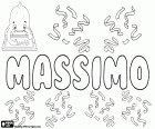 Massimo, włoski imię dla chłopca, który pochodzi od łacińskiego Maximus, jego znaczenie jest najlepszy, największy
