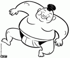 Zapaśnik sumo, typowy sport w Japonii