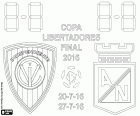 Independiente del Valle kontra Atletico Nacional. Do finału Copa Libertadores 2016 w dwóch meczach między ekwadorski klub i kolumbijski klub: pierwszy mecz w Sangolquí w Ekwadorze, w 22 lipca 2016. Drugi mecz w Medellin, Kolumbia, w 27 lipca 2016