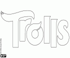 Trolls, oryginalne logo w języku angielskim filmu animowanego z DreamWorks, Trolle