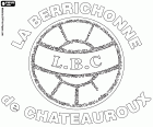 Logo La Berrichonne de Châteauroux, LB Châteauroux, klub sportowy z siedzibą w Châteauroux, miasto w centralnej Francji
