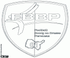 Logo z Football Bourg-en-Bresse Peronnas 01, znany również jako FBBP 01, klub piłkarski, który ma swój początek w fuzji dwóch klubów z Bourg w Bresse i Peronnas, miejscowości we wschodniej Francji w regionie Rodan-Alpy