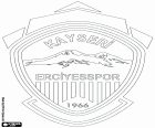 Odznaka z Kayseri Erciyesspor Kulübü, klub sportowy z siedzibą w mieście Kayseri, Duże miasto w Środkowej Anatolii, Turcja