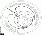 Tarcza Racing Club Strasbourg Alsace, RC Strasbourg, klub piłkarski z siedzibą w Strasburgu, Duże miasta Alzacja graniczy z Niemiec, siedziba Parlamentu Europejskiego