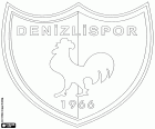 Emblemat Denizlispor Kulübü, klub sportowy z siedzibą w Denizli, miasta z regionu Morza Egejskiego, stolica prowincji Denizli, w południowo-zachodniej Anatolii, Turcja