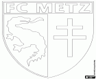 Odznaka Football Club de Metz, klub piłkarski z siedzibą w mieście Metz w północno-wschodniej Francji. Metz został stolicy Lotaryngii, starożytnego regionu, obecnie jest stolicą departamentu Mozela