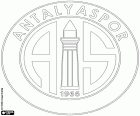 Emblemat Antalyaspor Kulübü, klub piłkarski z siedzibą w mieście Antalya, miasto położone na wybrzeżu Morza Śródziemnego w Turcji Poitou i stolica prowincji o tej samej nazwie