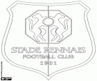 Odznaka Stade Rennais Football Club, klub piłkarski z siedzibą w Rennes, miasta w północno – zachodniej Francji i stolica regionu Bretania