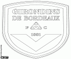 Logo Football Club des Girondins de Bordeaux, klub piłkarski z siedzibą w Bordeaux, miasto w południowo-zachodniej Francji i stolica regionu Akwitanii