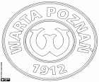 Odznaka Klub Sportowy Warta Poznań, sportowy klub z siedzibą w Poznaniu, duże historyczne miasta Polski nad brzegiem rzeki Warta, stolicy Województwo wielkopolskie w wielkopolskim. Poznań jest uważana za kolebkę narodu polskiego