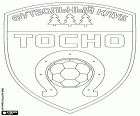 Godło FK Tosno, klub piłkarski z siedzibą w Tosno, gmina do brzegów rzeki Tosna, centrum administracyjne okręgu Tosnensky, w Obwód leningradzki