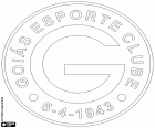 Emblemat Goiás Esporte Clube, klub sportowy z siedzibą w Goiania, miasta w Central-zachodniej Brazylii, stolica stanu Goiás