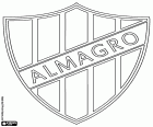 Tarcza z Club Almagro, klub piłkarski z siedzibą w Almagro, sąsiedztwo stolicy Argentyny, Buenos Aires