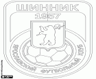 Logo FK Szynnik Jarosławl, klub piłkarski z siedzibą w Yaroslavl, miasta nad brzegiem rzeki Wołgi znajduje się 250 km na północny wschód od Moskwy i stolicy obwodu jarosławskiego. Historyczne centrum Jarosław jest dziedzictwo UNESCO