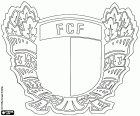Tarcza Futebol Clube Famalicão, klub piłkarski z siedzibą w Vila Nova de Famalicão, miasto regionu północnej Portugalii w okręgu Bragi