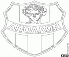 Logo FC Apollon Smyrnis, znany również jako Apollon Ateny, klub piłkarski, który należy do klub sportowy, założony w Izmir w 1891 roku, a od 1922 roku z siedzibą w Rizoupoli, dzielnicy stolicy Grecji, Atenach. Jego pełna nazwa transliteracji z greckiego jest rozgrywać Syllogos Apollon Smyrnis