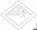 Odznaka Associação Académica de Coimbra, klub piłkarski z siedzibą w Coimbra, zabytkowego miasta nad brzegiem rzeki Mondego, słynie z Uniwersytetu i kapitału w dystrykcie Coimbra, w regionie Centro Region Portugalii
