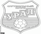 Logo z FK Ural, klub piłkarski z siedzibą w mieście Jekaterynburg, miasta Azji centralnej Rosji i stolicą uralski Okręg Federalny i Sverdlovsk Oblast