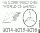 Mercedes F1 Team jest trzykrotnie  Mistrz konstruktorów FIA Świata 2014, 2015 i 2016, trzech kolejnych tytułów dla zespołu Mercedes. W wyniku walki do ostatniego Grand Prix Abu Dhabi dla pierwszej pozycji pomiędzy Nico Rosberg i Lewis Hamilton, dwóch kierowców Mercedes 2016 Mistrzostwa pilotów
