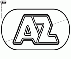 Logo miasta Alkmaar Zaanstreek, AZ Alkmaar, klub piłkarski z siedzibą w Alkmaar, miasta w północno-zachodniej Holandii, w prowincji Holandia Północna. Alkmaar to turystyczne miasto słynie z rynku serów