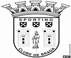 Tarcza Sporting Clube de Braga, klub piłkarski z siedzibą w mieście Braga, miasto w historycznych prowincji Minho, w północno-zachodniej Portugalii. Braga jest trzecim miastem bardziej zaludnionego kraju