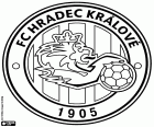 Logo FK Hradec Králové, klub piłkarski z siedzibą w mieście Hradec Králové, miasta nad brzegiem rzeki Łaby i Orlicy, na wschodzie Republiki Czeskiej