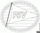 Odznaka z PSV Eindhoven, Philips Sport Vereniging Eindhoven, klub sportowy i klub piłkarski z siedzibą w Eindhoven, najbardziej zaludnione miasto w prowincji Brabancja Północna, w południowej części Holandii
