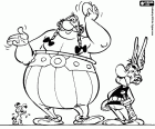 Asterix i Obelix z małych psów Idefiks, główni bohaterowie Asterix Galii, stworzenie René Goscinny i Albert Uderzo