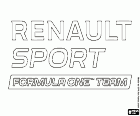 Logo RenaultSport F1Team, zespół Formuły 1