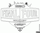 Logo Euroligi koszykówki Final Four Stambuł 2017. Od 19 do 21 maja 2016, Sinan Erdem Dome Stambuł, Turcja. Półfinały są CSKA Moskwa kontra Olympiakos i Fenerbahce kontra Real Madryt. Powodzenia dla wszystkich drużyn!