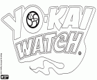 Oficjalne logo w angielski Yo-kai Watch, gra wideo typu Nintendo RPG