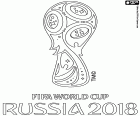 Oficjalne logo FIFA Mistrzostwa Świata w Piłce Nożnej z Rosji 2018