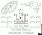 New England patriotów vs. Philadelphia Eagles, Super Bowl 2018, US Bank Stadium, Minneapolis, Minnesota, niedziela, 4 lutego 2018 r.