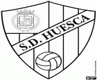 Emblemat Sociedad Deportiva Huesca, klub piłkarski z siedzibą w mieście Huesca. 2018 2019 sezonie zagra po raz pierwszy w swojej historii, La Liga, zajmując drugie miejsce w Liga 123 sezonu 2017-2018